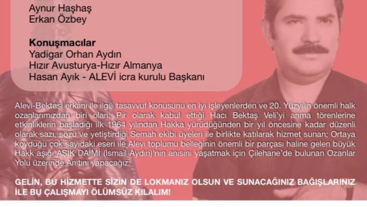 Aşık Daimi’nin Hacıbektaş’a Anıtı Yapılıyor