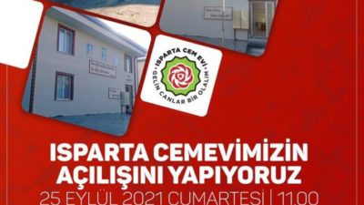 Isparta Cemevi Hizmete Açılıyor