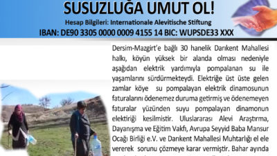 Darıkent Mahallesi’nin Su Sorunu Çözüldü