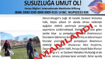 Darıkent’te Susuzluğa Umut Ol Kampanyası Tamamlandı.