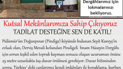 Uluslararası Alevi Vakfı’ndan yeni kampanya: “Kutsal Mekânlarımıza Sahip Çıkıyoruz”