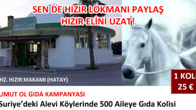 ULUSLARARASI ALEVİ VAKFI’ndan büyük kampanya: Suriye’deki Alevilere el uzatılıyor