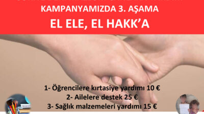 Suriye’deki Alevilere Avrupa’daki Alevilerin yardımları ulaşıyor