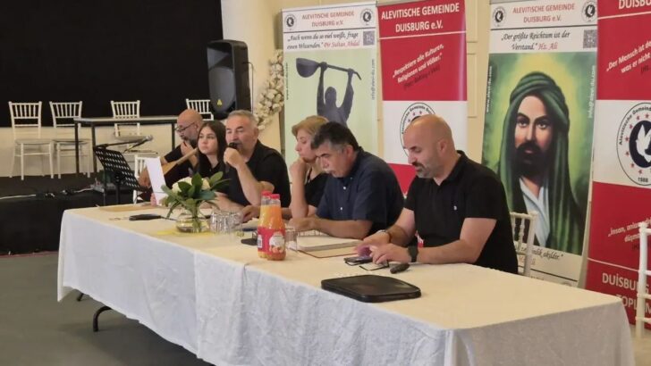 Uluslararası Alevi Vakfı Eşbaşkanı Cemalettin Özer Duisburg AKM’de Vakfın Çalışmalarını Anlattı